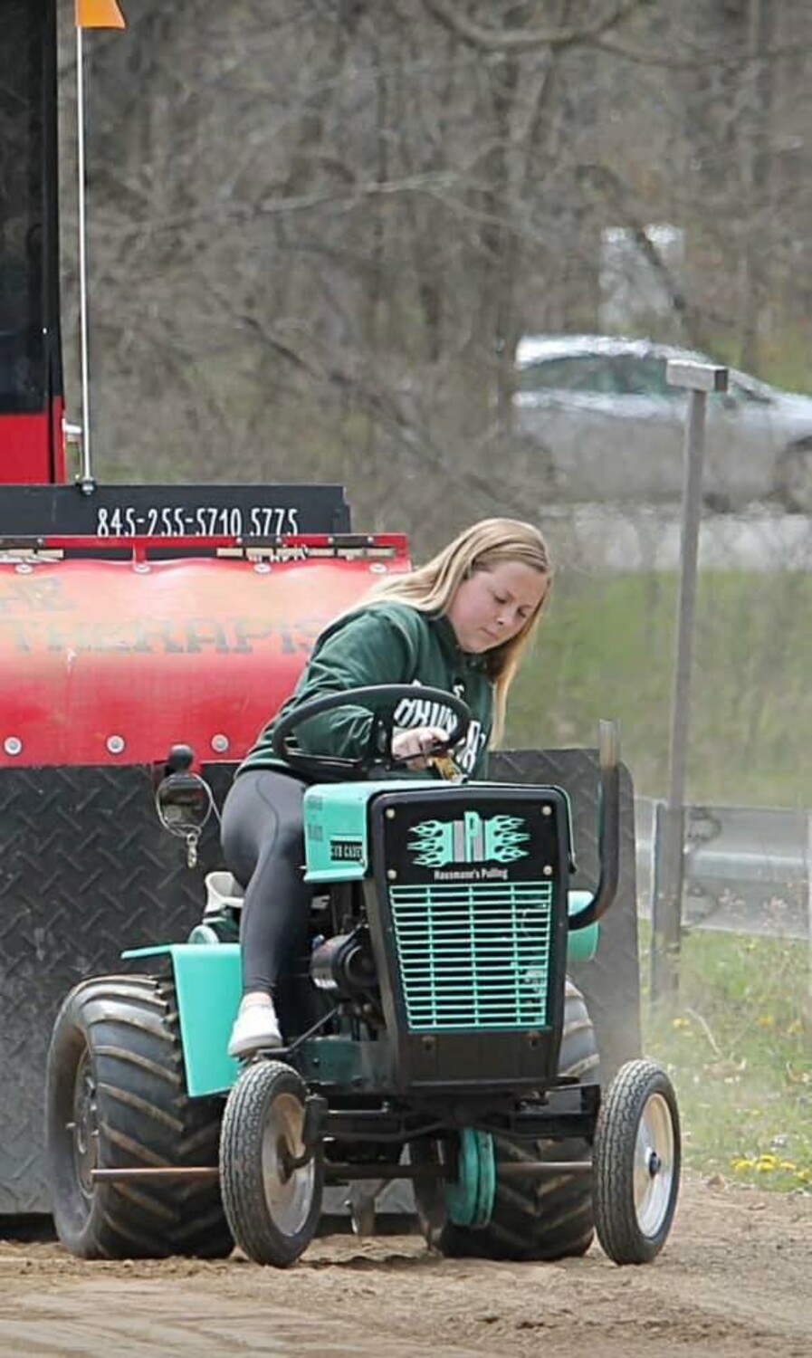 Lawn tractor pulling sale